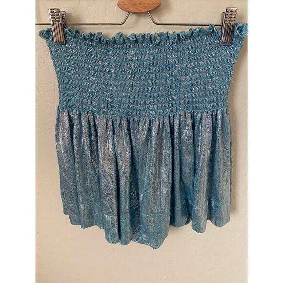 Queen of Sparkles Mint Pebble Swing Shorts Size Small - Picture 1 of 4